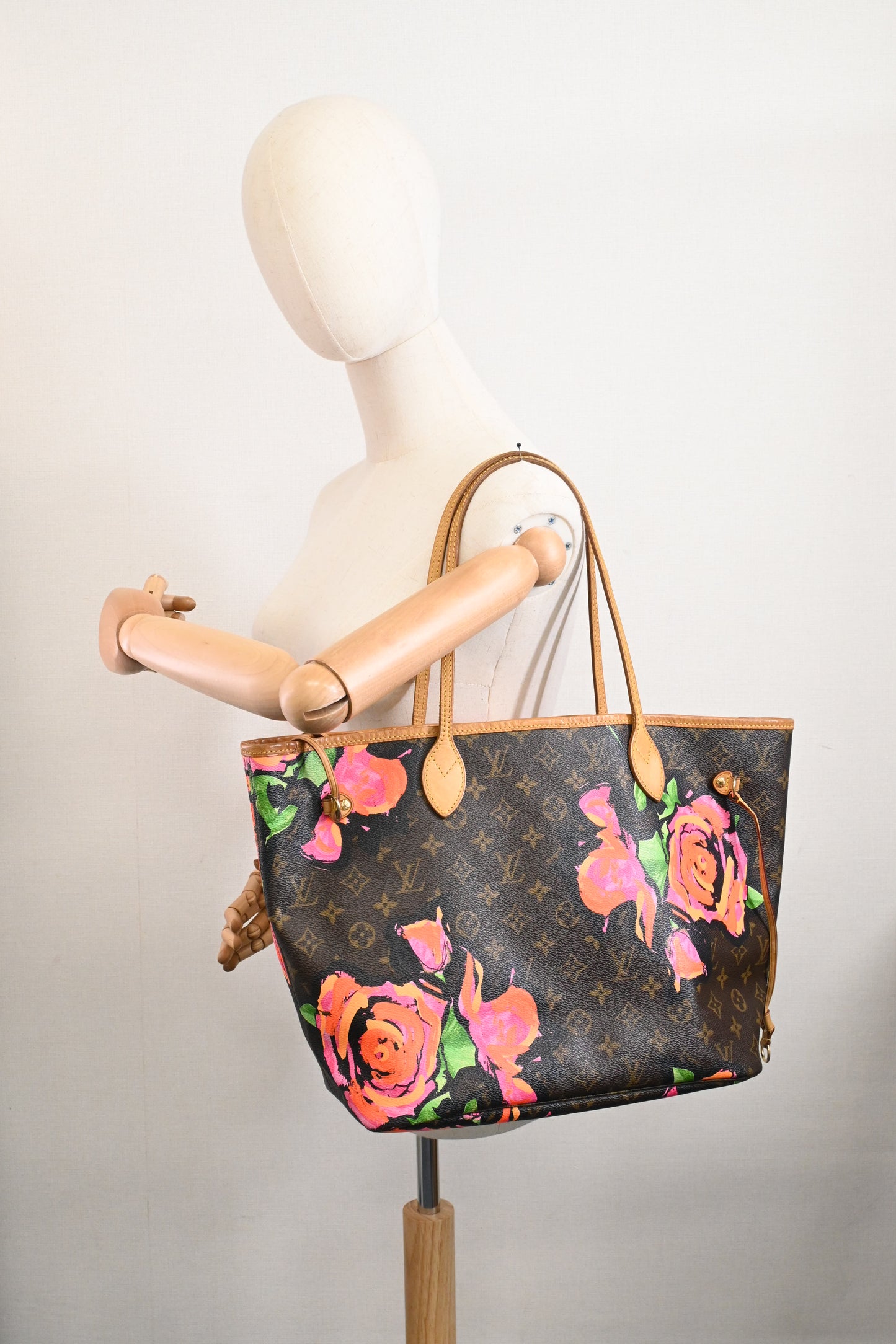 Louis Vuitton x Stephen Sprouse Neverfull MM in Roses Monogram Canvas