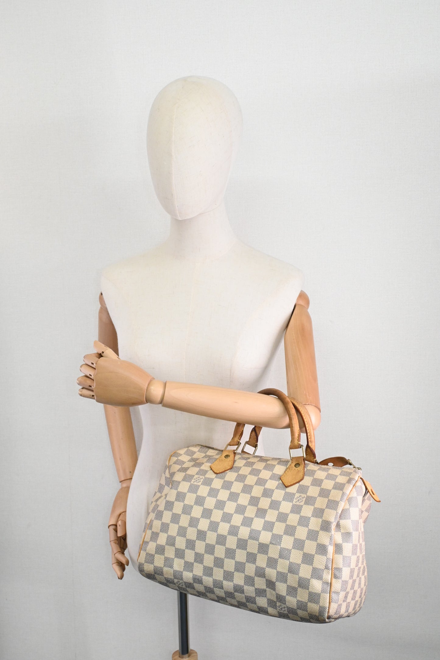 Louis Vuitton Speedy 30 in Damier Azur Canvas