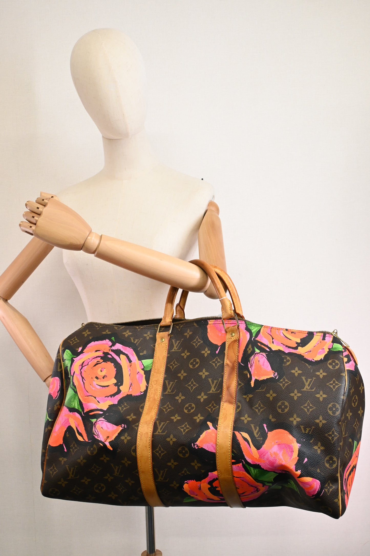 Louis Vuitton x Stephen Sprouse Keepall 50 in Roses Monogram Canvas