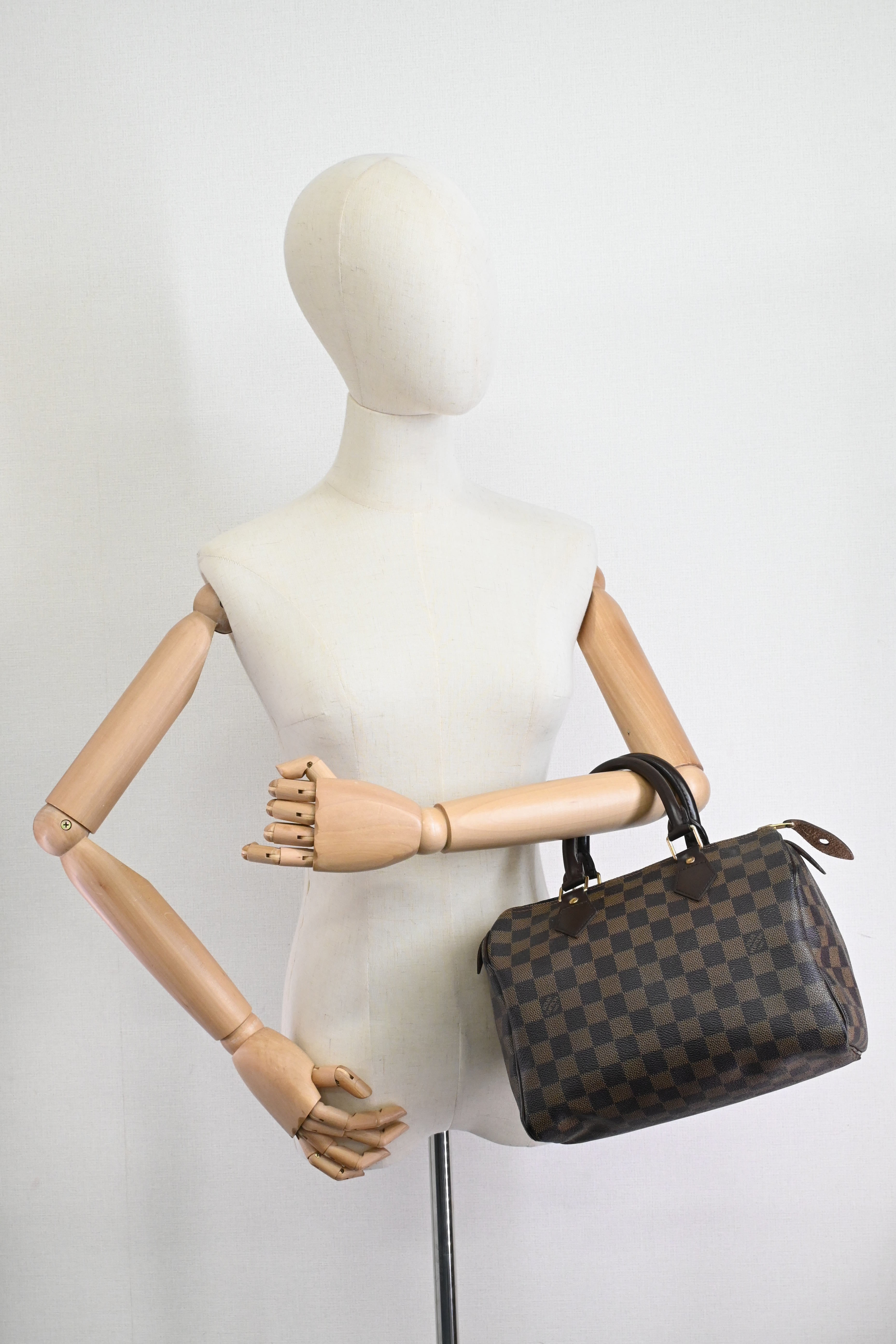 Louis Vuitton Speedy 25 in Damier Ebene Canvas – Weekly Lux Drop