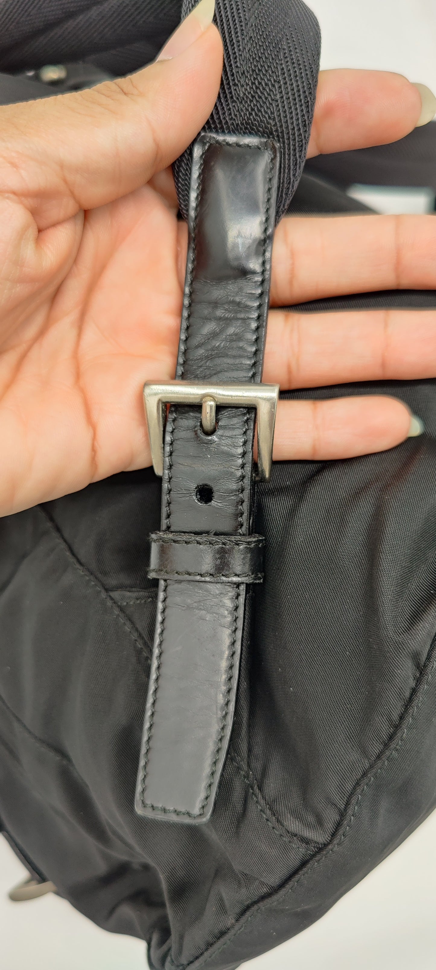 Prada Backpack in Black Nylon